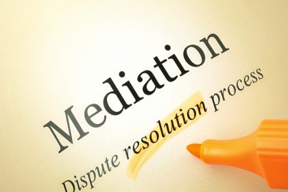 picture of text - mediation